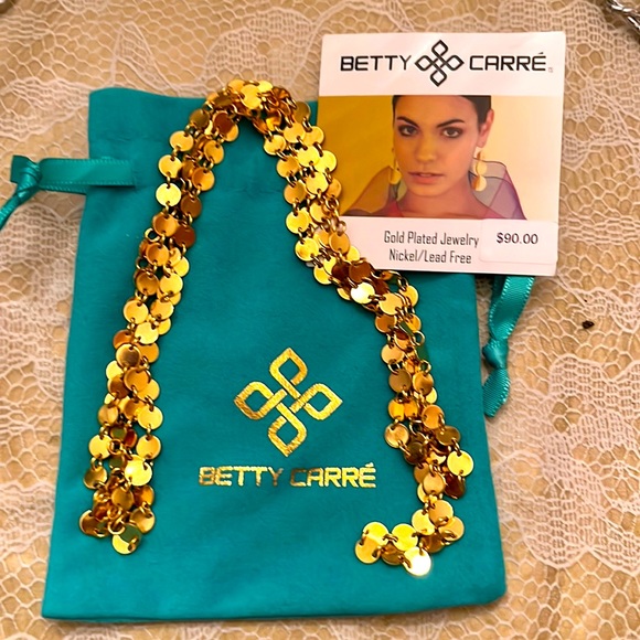 Betty Carré’ Gold Plated Necklace Nickel/ Lead Free - Picture 2 of 3